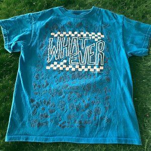 Vintage Delta Blue Whatever Short Sleeve T-Shirt Youth Unisex Size Small READ